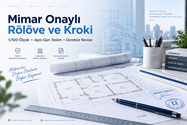 Mimar Onaylı Rölöve ve Kroki Nedir? | İstanbul